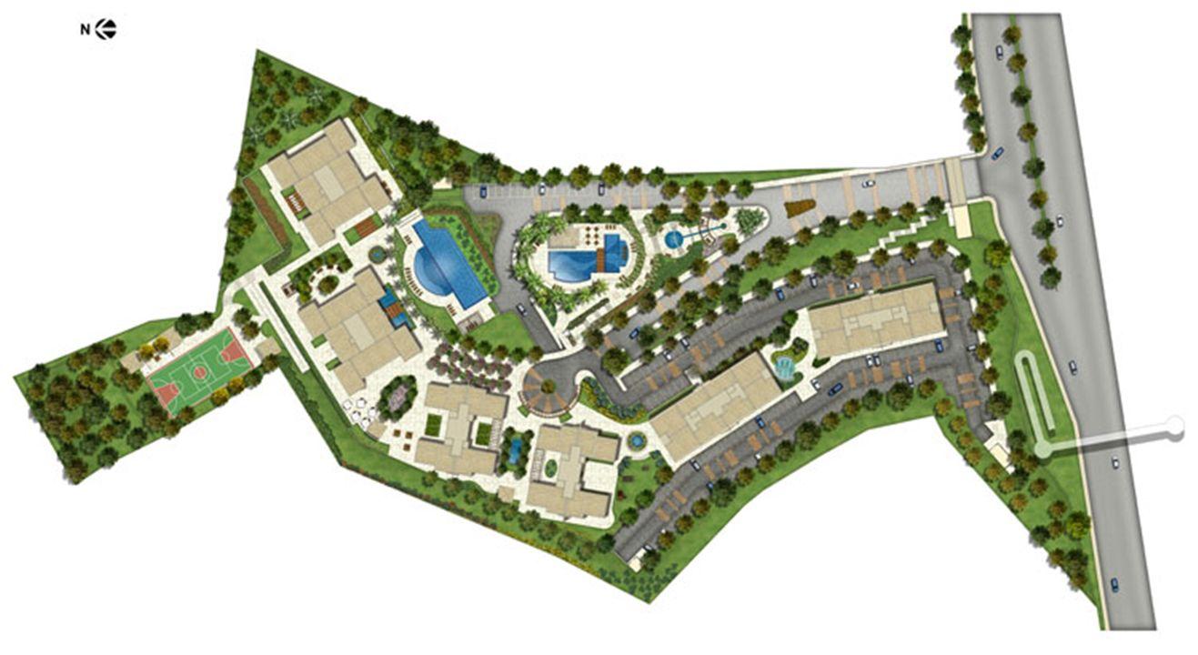 Perspectiva Ilustrada Implantação | Brisas Residencial Clube – Paralela - Salvador - Bahia Perspectiva Ilustrada Implantação | Brisas Residencial Clube – Apartamento na Paralela - Salvador - Bahia