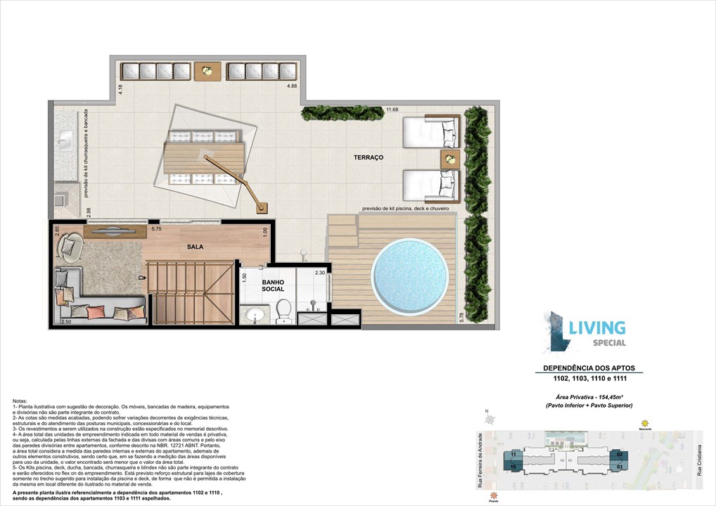 Cobertura Duplex de 154,45 m² | Living Special – Grande Méier - Rio de Janeiro - Rio de Janeiro Cobertura Duplex de 154,45 m² | Living Special – Apartamento no Grande Méier - Rio de Janeiro - Rio de Janeiro