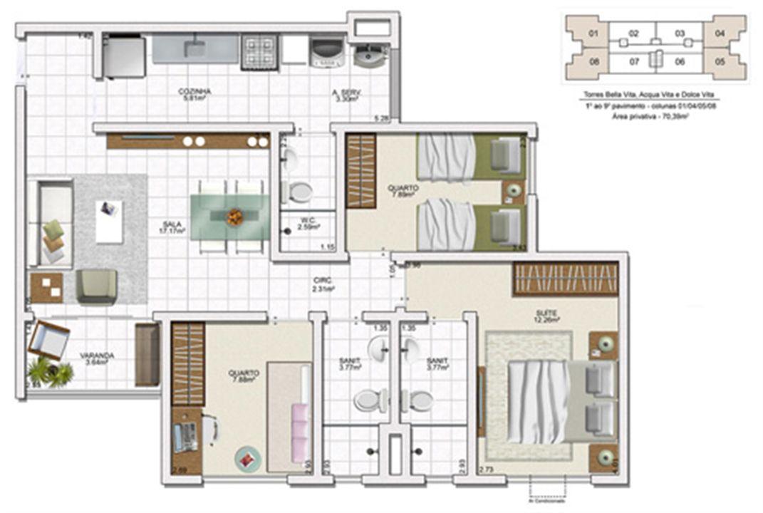 | Vita Morada Clube – Lauro de Freitas - Salvador - Bahia | Vita Morada Clube – Apartamento em Lauro de Freitas - Salvador - Bahia