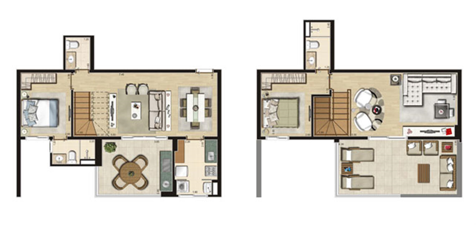 Cobertura 127m² privativos | Thera Residence – Berrini - São Paulo - São Paulo Cobertura 127m² privativos | Thera Residence – Apartamento na Berrini - São Paulo - São Paulo