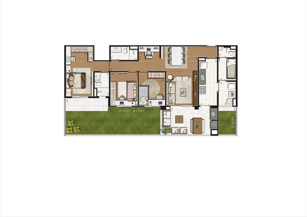Planta Giardino 140 m² | Luzes da Mooca - Villaggio Luna – Mooca - São Paulo - São Paulo Planta Giardino 140 m² | Luzes da Mooca - Villaggio Luna – Apartamento na Mooca - São Paulo - São Paulo
