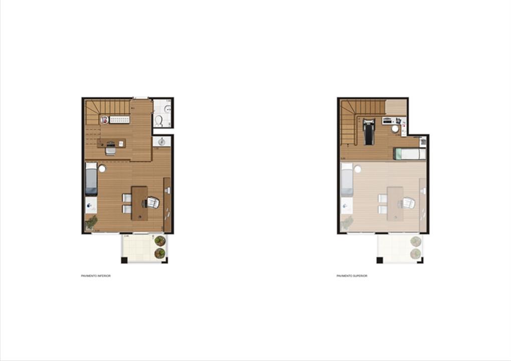Duplex de 57 m² Final 5 | Luzes da Mooca - Atrio Giorno – Mooca - São Paulo - São Paulo Duplex de 57 m² Final 5 | Luzes da Mooca - Atrio Giorno – Salas Comerciais na Mooca - São Paulo - São Paulo