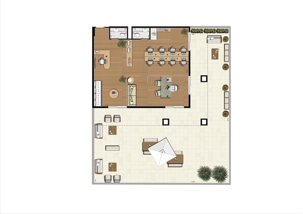 Giardino de 208 m² Final 16 | Luzes da Mooca - Atrio Giorno – Mooca - São Paulo - São Paulo Giardino de 208 m² Final 16 | Luzes da Mooca - Atrio Giorno – Salas Comerciais na Mooca - São Paulo - São Paulo