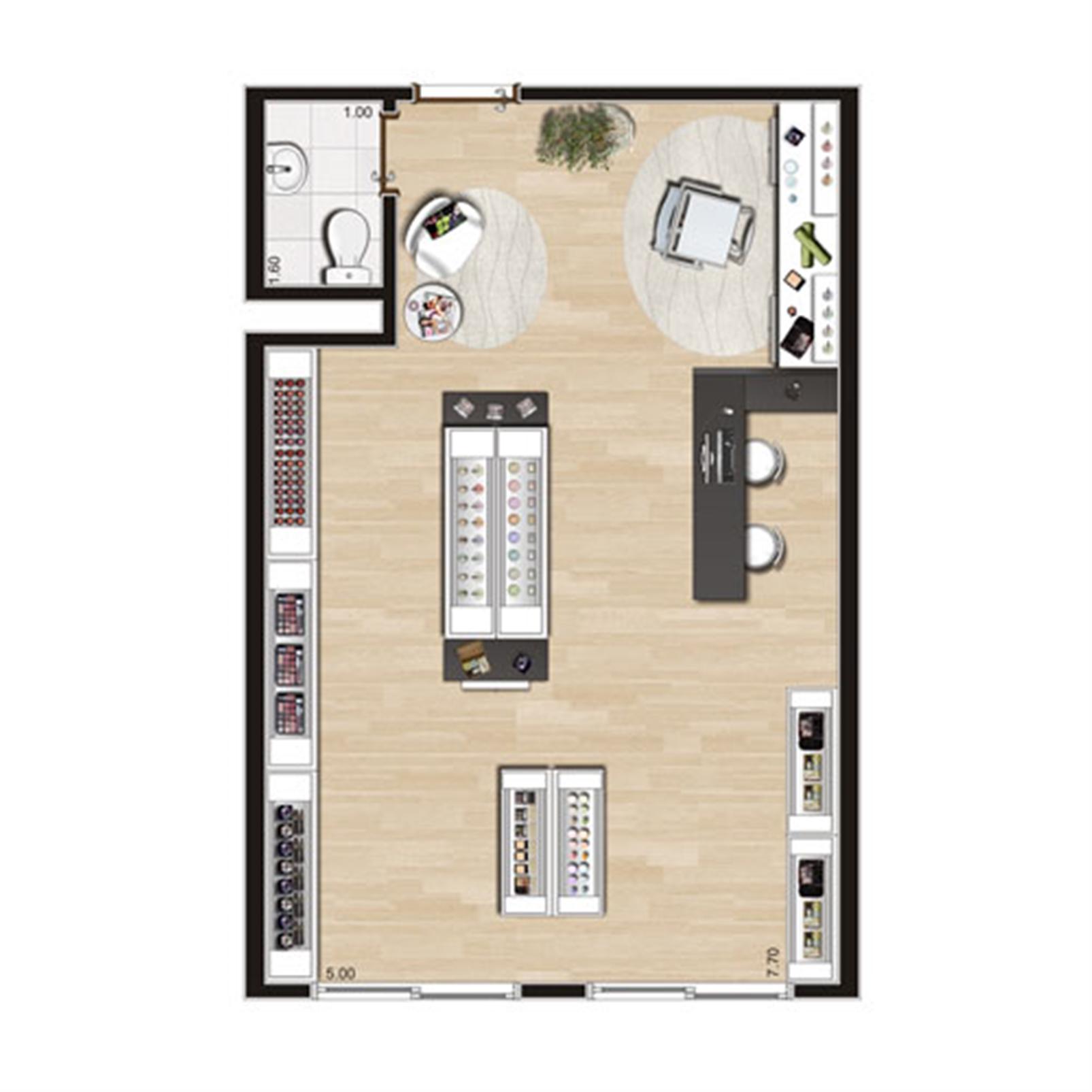 Loja de 41 m² final 2 | Luzes da Mooca - Atrio Giorno – Mooca - São Paulo - São Paulo Loja de 41 m² final 2 | Luzes da Mooca - Atrio Giorno – Salas Comerciais na Mooca - São Paulo - São Paulo