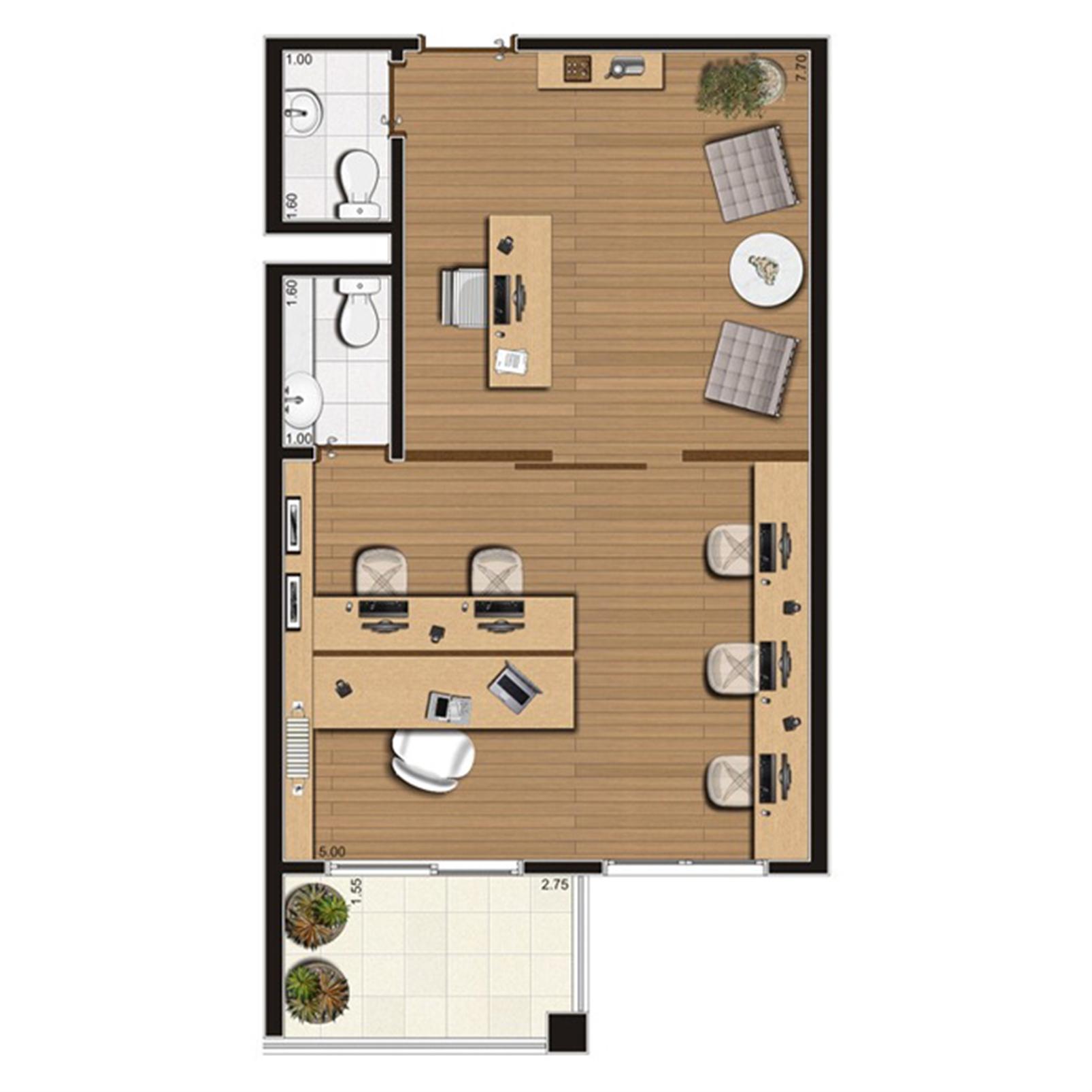 Sala comercial de 46 m² privativos – Finais 2 a 4, 7 e 8, 11 a 15, 17 a 23 | Luzes da Mooca - Atrio Giorno – Mooca - São Paulo - São Paulo Sala comercial de 46 m² privativos – Finais 2 a 4, 7 e 8, 11 a 15, 17 a 23 | Luzes da Mooca - Atrio Giorno – Salas Comerciais na Mooca - São Paulo - São Paulo
