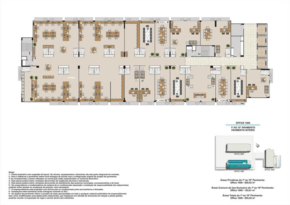Pavimento livre torre 1 e 2 | Nova América Offices – Nova América - Rio de Janeiro - Rio de Janeiro Pavimento livre torre 1 e 2 | Nova América Offices – Salas Comerciais no Nova América - Rio de Janeiro - Rio de Janeiro