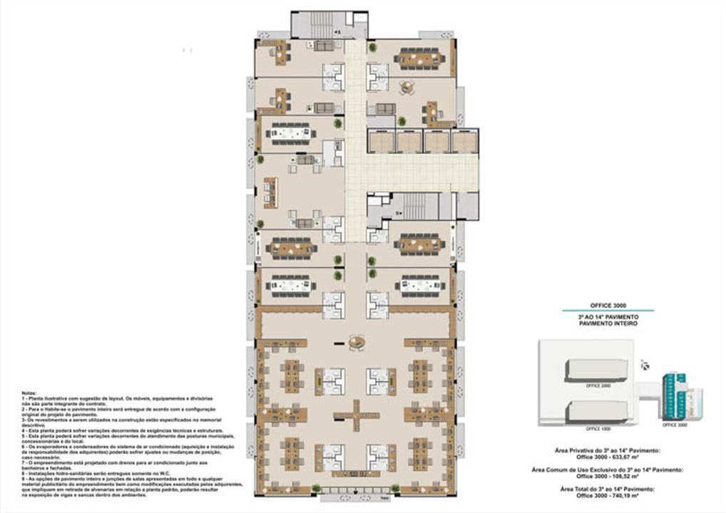 Pavimento livre torre 1 e 2 | Nova América Offices – Nova América - Rio de Janeiro - Rio de Janeiro Pavimento livre torre 1 e 2 | Nova América Offices – Salas Comerciais no Nova América - Rio de Janeiro - Rio de Janeiro