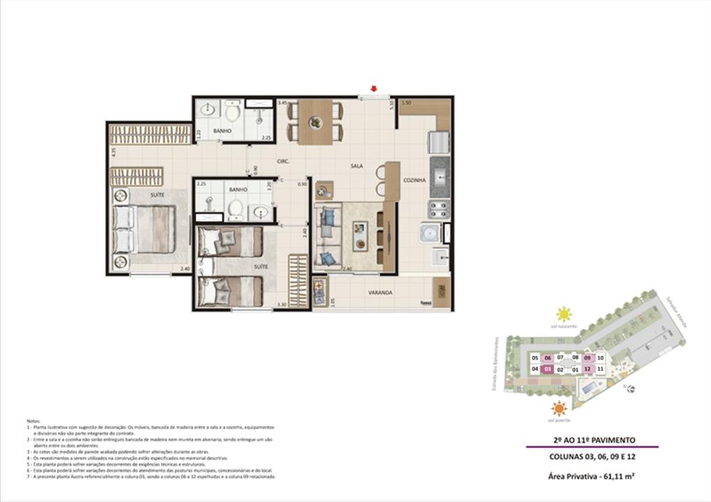 Apartamento 2 quartos tipo 02 - Espelhado | Live Bandeirantes All Suites – Jacarepaguá - Rio de Janeiro - Rio de Janeiro Apartamento 2 quartos tipo 02 - Espelhado | Live Bandeirantes All Suites – Apartamento em Jacarepaguá - Rio de Janeiro - Rio de Janeiro