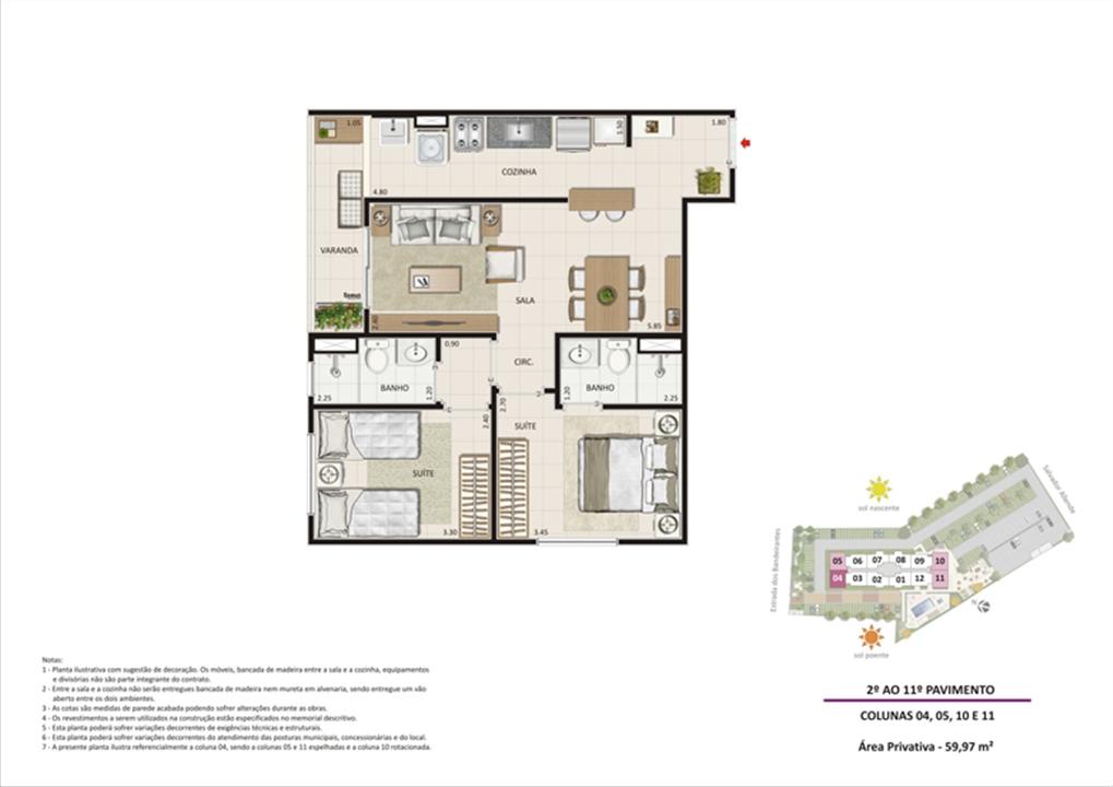 Apartamento 2 quartos tipo 03 | Live Bandeirantes All Suites – Jacarepaguá - Rio de Janeiro - Rio de Janeiro Apartamento 2 quartos tipo 03 | Live Bandeirantes All Suites – Apartamento em Jacarepaguá - Rio de Janeiro - Rio de Janeiro