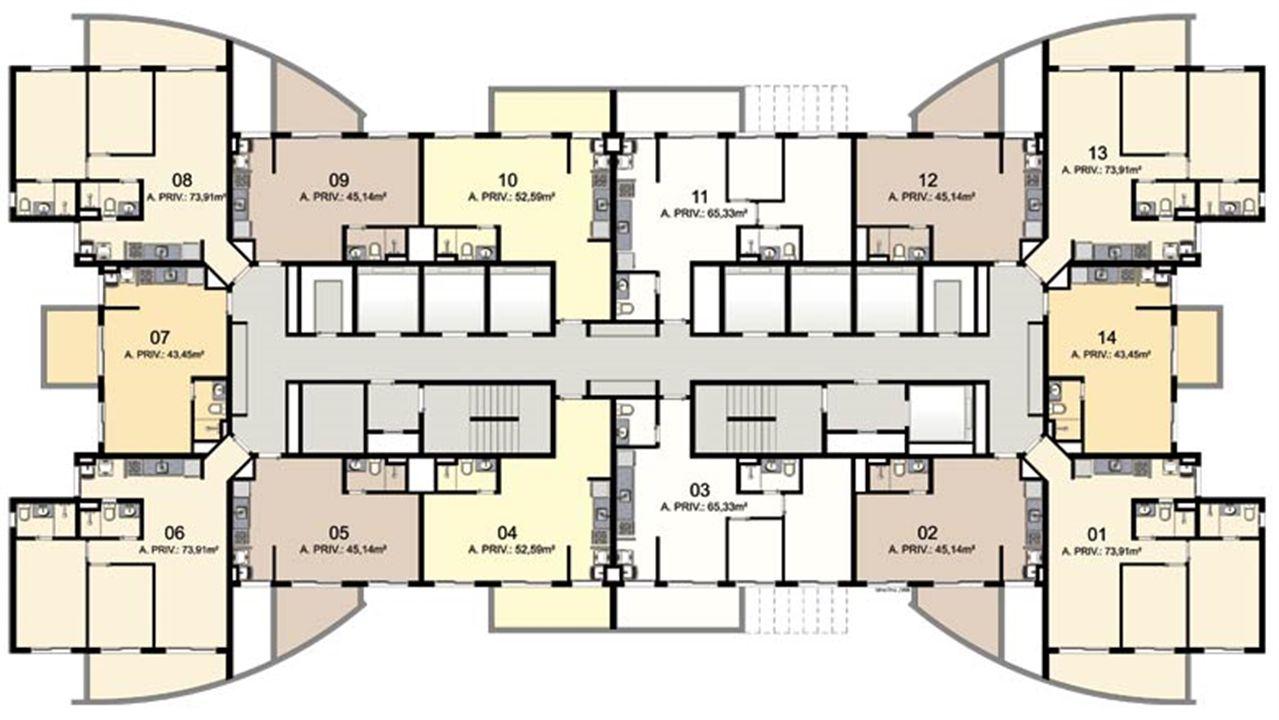 2º pavimento | Mandarim Salvador Shopping – Ao lado do Salvador Shopping - Salvador - Bahia 2º pavimento | Mandarim Salvador Shopping – Apartamento no Ao lado do Salvador Shopping - Salvador - Bahia
