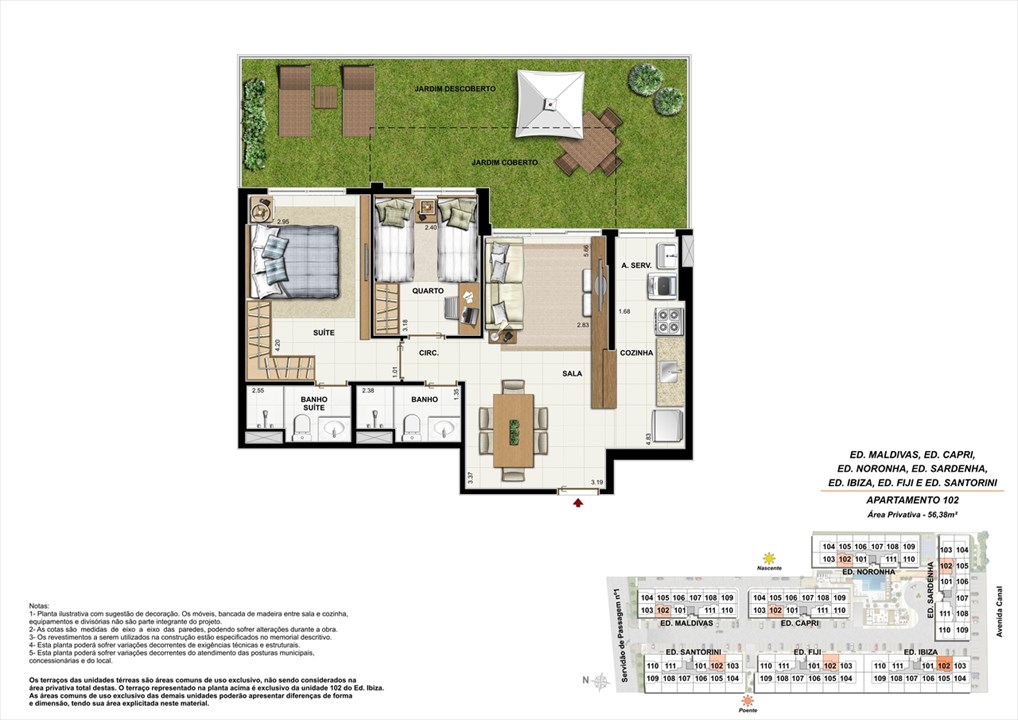 apartamento 102 | Ocean Pontal Residence – Recreio dos Bandeirantes - Rio de Janeiro - Rio de Janeiro apartamento 102 | Ocean Pontal Residence – Apartamento no Recreio dos Bandeirantes - Rio de Janeiro - Rio de Janeiro