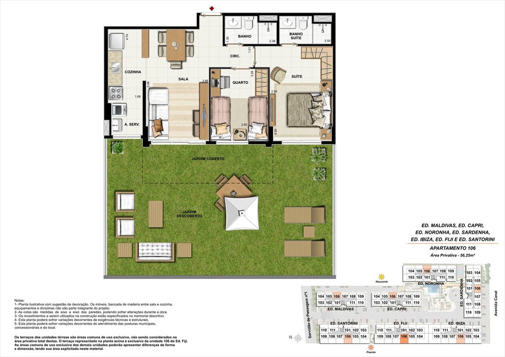 Apartamento 106 | Ocean Pontal Residence – Recreio dos Bandeirantes - Rio de Janeiro - Rio de Janeiro Apartamento 106 | Ocean Pontal Residence – Apartamento no Recreio dos Bandeirantes - Rio de Janeiro - Rio de Janeiro