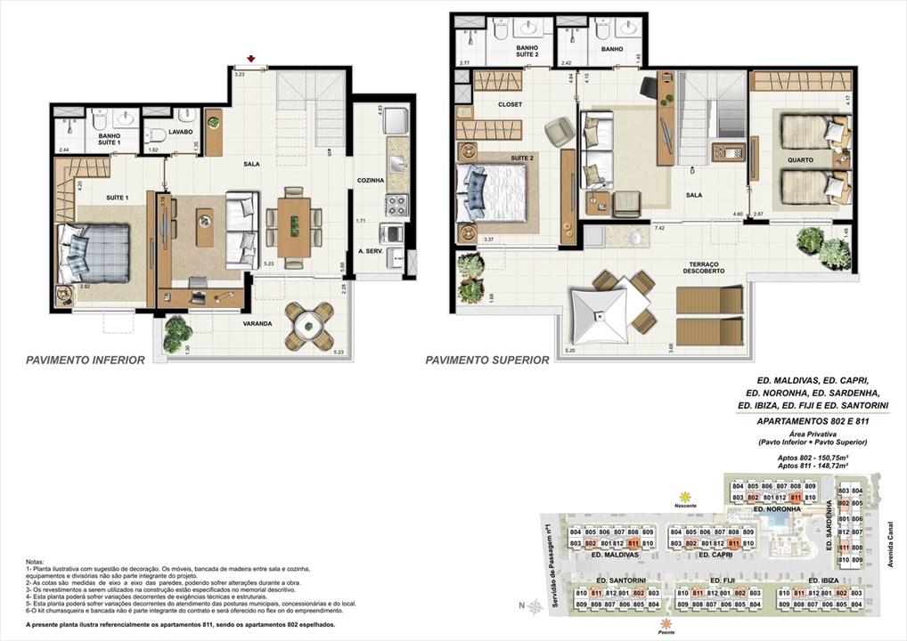 Apartamentos 802 e 811 | Ocean Pontal Residence – Recreio dos Bandeirantes - Rio de Janeiro - Rio de Janeiro Apartamentos 802 e 811 | Ocean Pontal Residence – Apartamento no Recreio dos Bandeirantes - Rio de Janeiro - Rio de Janeiro