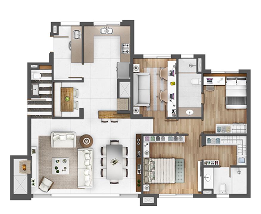 Apto 126m² - opção gabinete | Porto Alegre Incomparável – Petrópolis - Porto Alegre - Rio Grande do Sul Apto 126m² - opção gabinete | Porto Alegre Incomparável – Apartamento no Petrópolis - Porto Alegre - Rio Grande do Sul