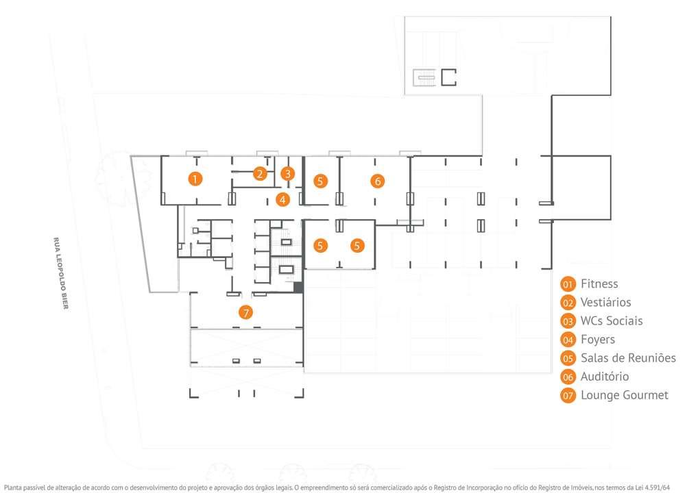 2º Pavimento | MEDPLEX - Torre Norte – Santana - Porto Alegre - Rio Grande do Sul 2º Pavimento | MEDPLEX - Torre Norte – Salas Comerciais no Santana - Porto Alegre - Rio Grande do Sul