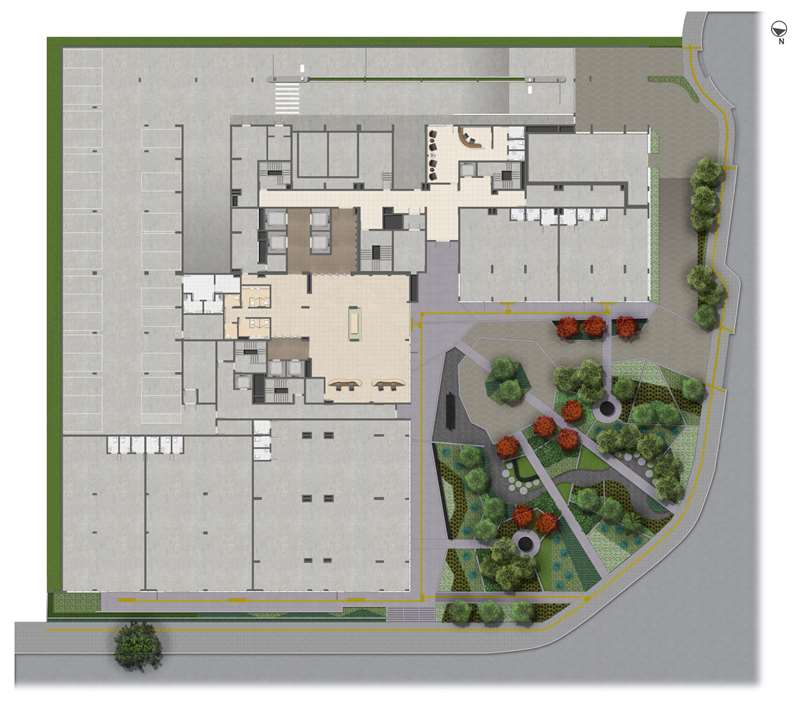 Implantação Térreo | Medplex Eixo Norte – Passo d’Areia - Porto Alegre - Rio Grande do Sul Implantação Térreo | Medplex Eixo Norte – Salas Comerciais no Passo d’Areia - Porto Alegre - Rio Grande do Sul