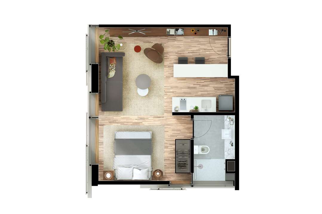 1 Dormitório 40m² | Nomad – Moema - São Paulo - São Paulo 1 Dormitório 40m² | Nomad – Apartamento em Moema - São Paulo - São Paulo