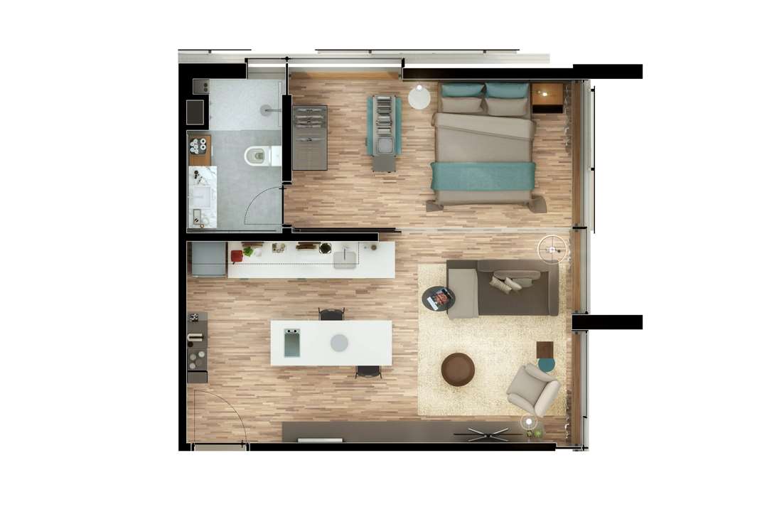 1 Dormitório 48m² | Nomad – Moema - São Paulo - São Paulo 1 Dormitório 48m² | Nomad – Apartamento em Moema - São Paulo - São Paulo
