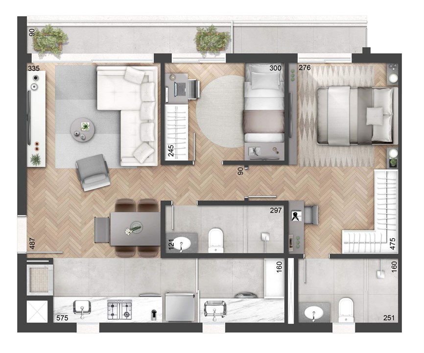2 Dormitórios 74m² com Sacada | NY, 205 – Auxiliadora - Porto Alegre - Rio Grande do Sul 2 Dormitórios 74m² com Sacada | NY, 205 – Apartamento no Auxiliadora - Porto Alegre - Rio Grande do Sul
