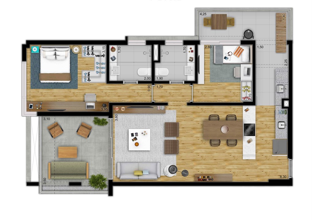 Loft Terraço 95 m 2 dorms | 2 vagas | Depósito privativo | MOOU – Vila Madalena - São Paulo - São Paulo Loft Terraço 95 m 2 dorms | 2 vagas | Depósito privativo | MOOU – Apartamento na Vila Madalena - São Paulo - São Paulo