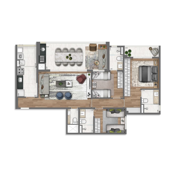 115 m² | Nativ Tatuapé – Tatuapé - São Paulo - São Paulo 115 m² | Nativ Tatuapé – Apartamento no Tatuapé - São Paulo - São Paulo