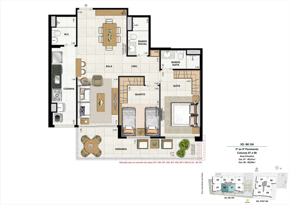 Ed. BE ON - Apto. 308 | ON – Botafogo - Rio de Janeiro - Rio de Janeiro Ed. BE ON - Apto. 308 | ON – Apartamento em Botafogo - Rio de Janeiro - Rio de Janeiro