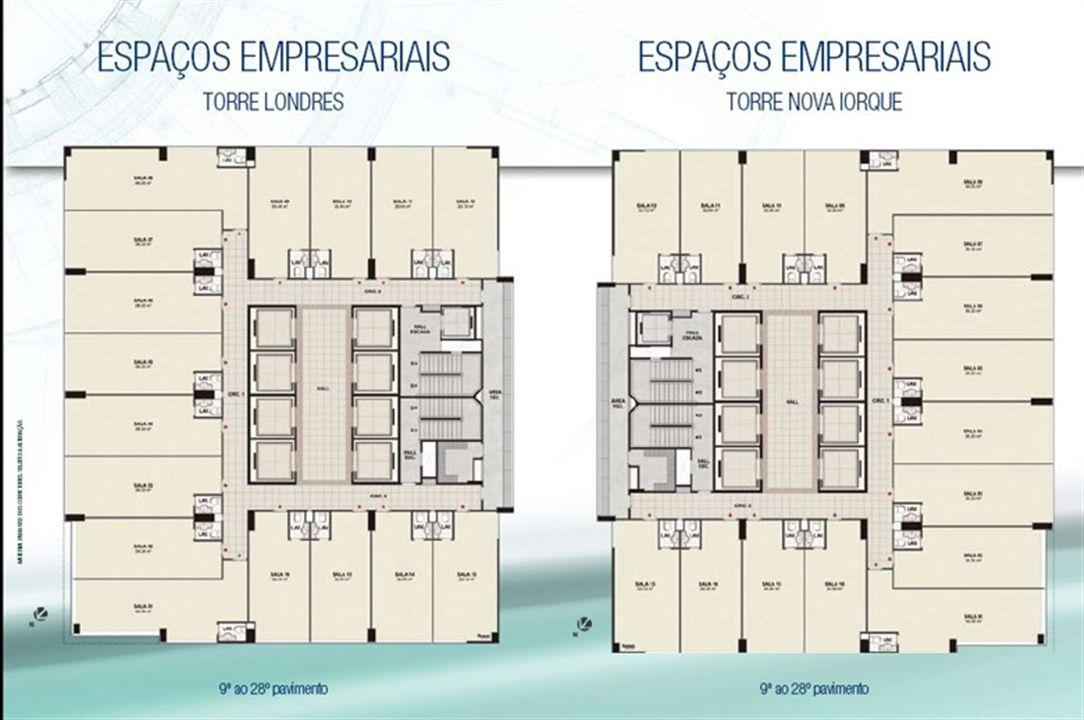 Plantas Torres | CEO Salvador Shopping – Ao lado do Salvador Shopping - Salvador - Bahia Plantas Torres | CEO Salvador Shopping – Salas Comerciais no Ao lado do Salvador Shopping - Salvador - Bahia
