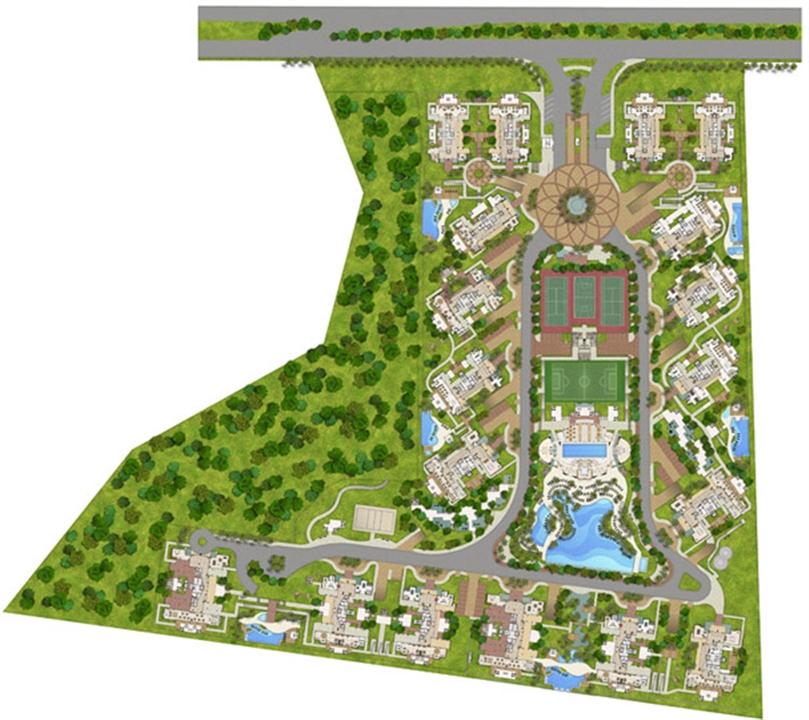Perspectiva Ilustrada Implantação | Le Parc Salvador – Av. Paralela - Salvador - Bahia Perspectiva Ilustrada Implantação | Le Parc Salvador – Apartamento na Av. Paralela - Salvador - Bahia