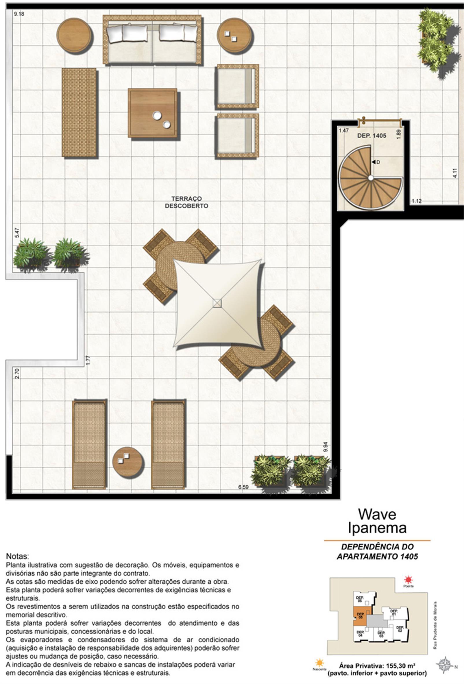 Dependência Cobertura 1405 | Wave Ipanema – Ipanema - Rio de Janeiro - Rio de Janeiro Dependência Cobertura 1405 | Wave Ipanema – Apartamento em Ipanema - Rio de Janeiro - Rio de Janeiro