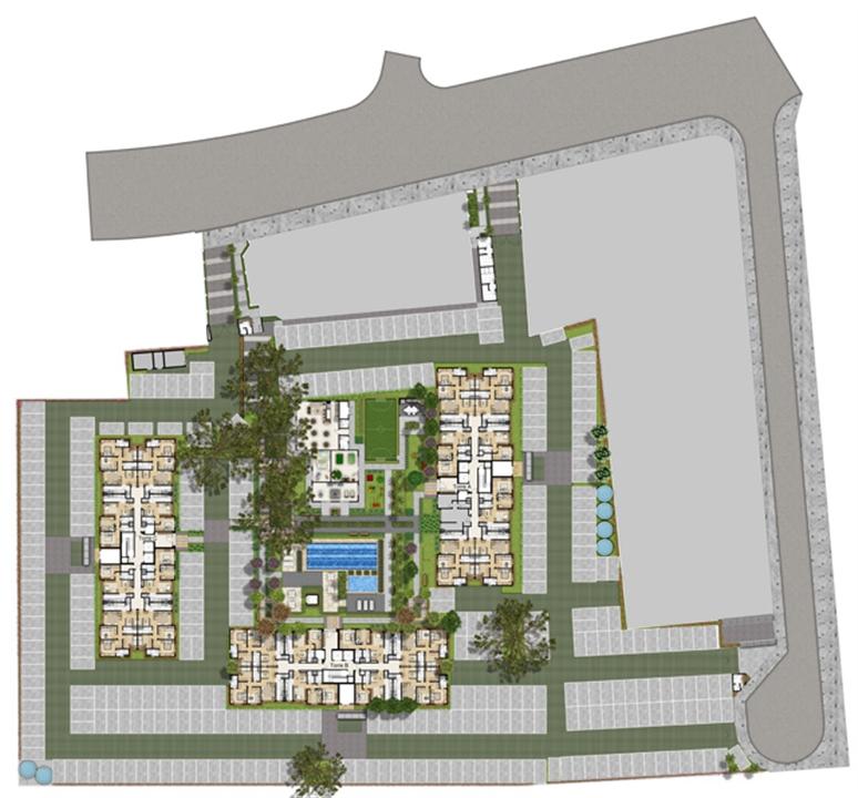 Perspectiva Ilustrada da Implantacao | Way – Partenon - Porto Alegre - Rio Grande do Sul Perspectiva Ilustrada da Implantacao | Way – Apartamento no Partenon - Porto Alegre - Rio Grande do Sul