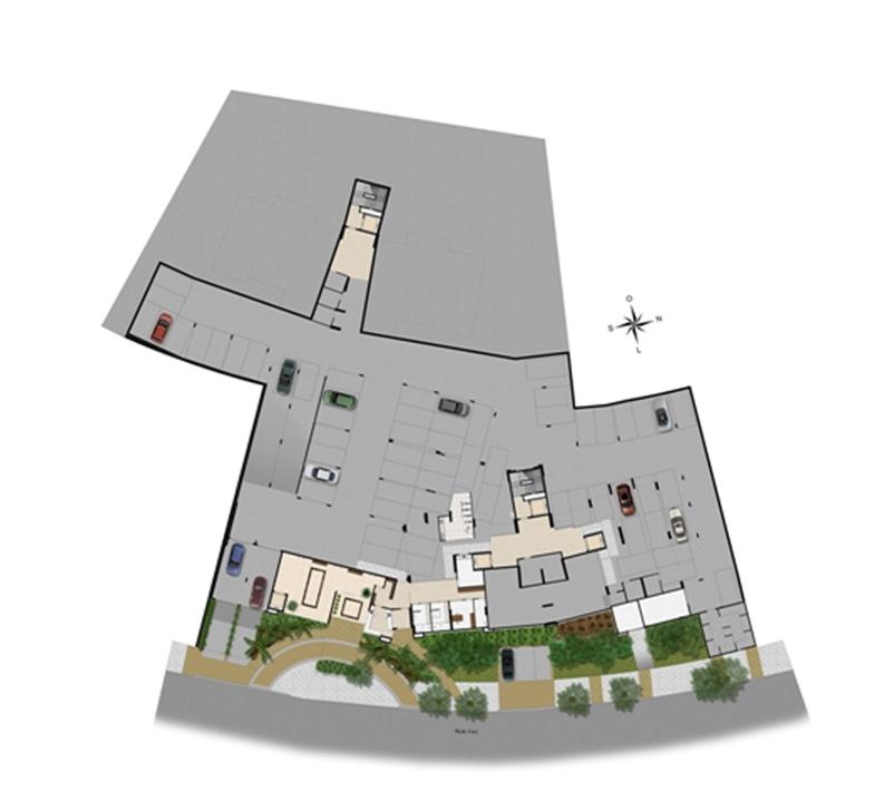 Implantação subsolo | Chateau Marista LifeStyle – Setor Marista - Goiânia - Goiás Implantação subsolo | Chateau Marista LifeStyle – Apartamento no Setor Marista - Goiânia - Goiás