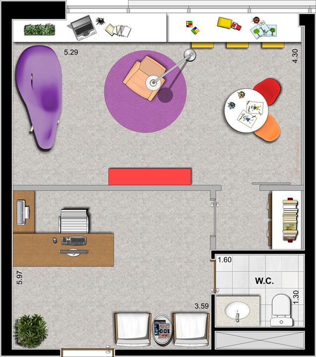 Consultório Psicologia | Duo Concept Office – Cidade Baixa - Porto Alegre - Rio Grande do Sul Consultório Psicologia | Duo Concept Office – Salas Comerciais na Cidade Baixa - Porto Alegre - Rio Grande do Sul