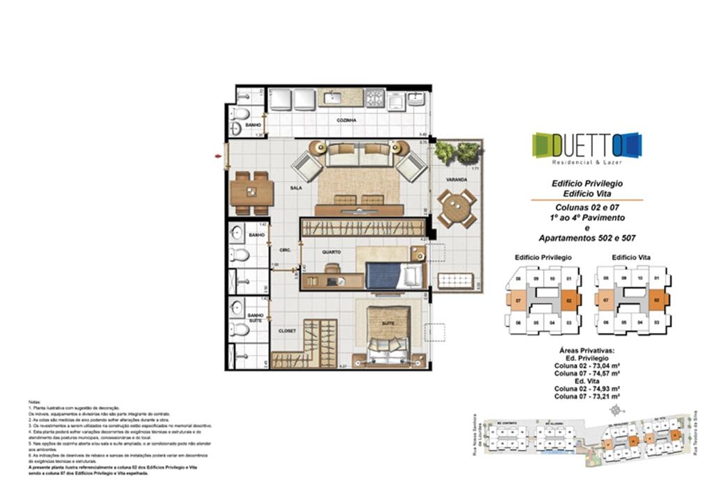 2 Quartos com suíte - 73 a 74m² | Duetto Residencial & Lazer – Grajaú - Rio de Janeiro - Rio de Janeiro 2 Quartos com suíte - 73 a 74m² | Duetto Residencial & Lazer – Apartamento no Grajaú - Rio de Janeiro - Rio de Janeiro
