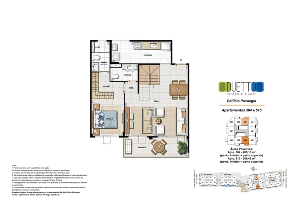 Cobertura Duplex - 2 Quartos com suíte – 205m² - pavto inferior+ pavto superior | Duetto Residencial & Lazer – Grajaú - Rio de Janeiro - Rio de Janeiro Cobertura Duplex - 2 Quartos com suíte – 205m² - pavto inferior+ pavto superior | Duetto Residencial & Lazer – Apartamento no Grajaú - Rio de Janeiro - Rio de Janeiro