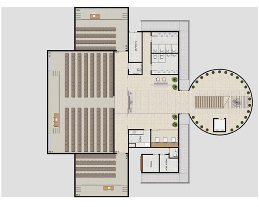 Planta centro de convenções | Villa Lobos Office Park – Alto de Pinheiros - São Paulo - São Paulo Planta centro de convenções | Villa Lobos Office Park – Apartamento no Alto de Pinheiros - São Paulo - São Paulo
