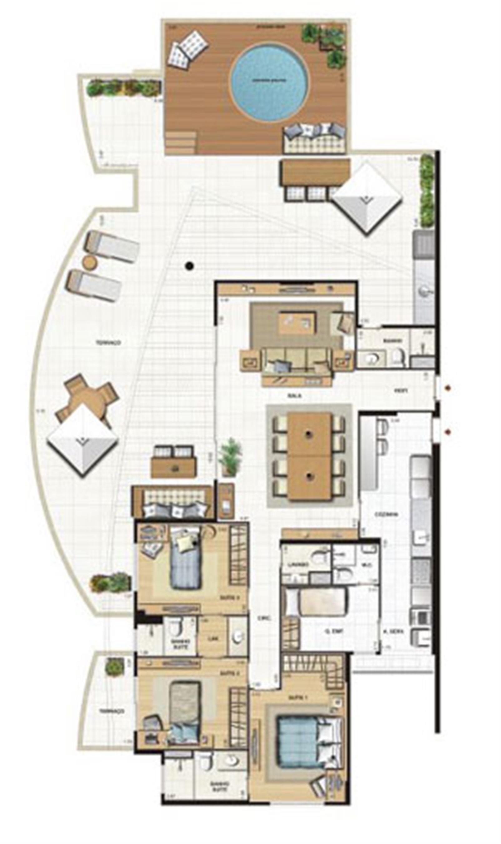 Apartamento Saint Martin na Barra da Tijuca, RJ Cyrela